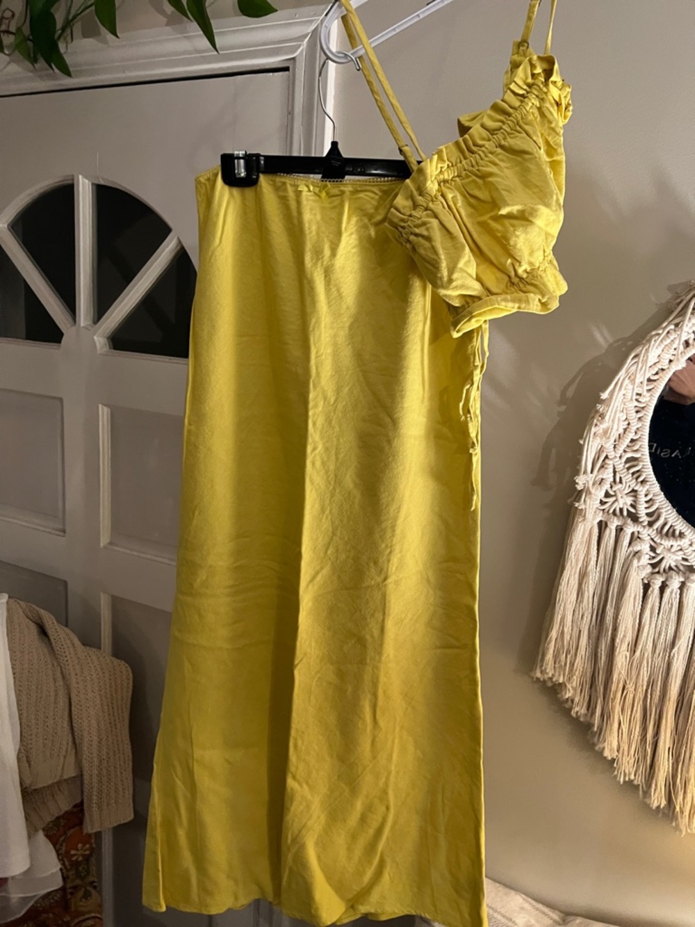 wild fable Yellow Maxi Skirt and matching top